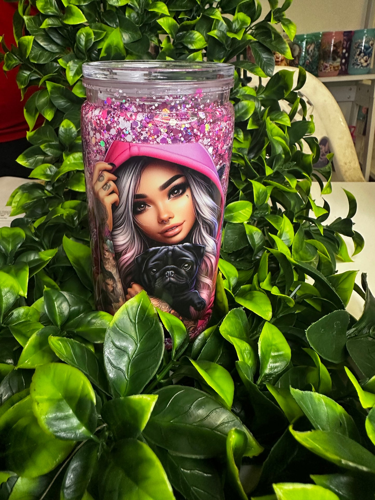 16oz Glass/Acrylic Cup